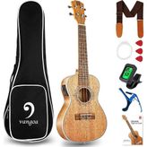 VANGOA Concert Boy Maun Ağacı Elektro Ukulele Ful Set