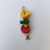 Vanpet Kuş Oyuncağı Şekilli Halkalar 25*6 Cm
