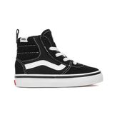 Vans Ashwood Hi Decon Side Zip Çocuk Siyah-Beyaz Spor Ayakkabı VN000DBTBA21 - Siyah - Beyaz