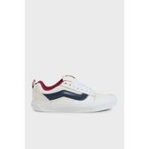 Vans Knu Skool Deri Logolu Sneaker Ayakkabı Ayakkabı VN000D22WTM1 - Beyaz - Lacivert