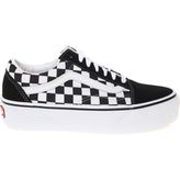 Vans Old Skool Kadın Spor Ayakkabı - Siyah - Beyaz