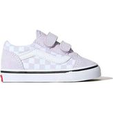 Vans Old Skool V Checkerboard VN000CTGEMY1 Lila Bebek Ayakkabı