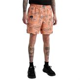 Vans Primary Print Elastic Erkek Turuncu Deniz Şortu