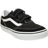 Vans VN000DBR Brooklyn Ls V Siyah Çocuk Spor Ayakkabı Sneakers Cırtlı Bağlama Şekli ile Günlük Kullanıma Uygun