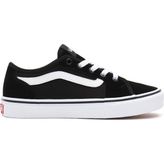 Vans WM FILE DECON Kadın Sneaker Kauçuk Waffle Dış Taban ve Güçlendirilmiş Ayakkabı Burnu - Siyah - Beyaz