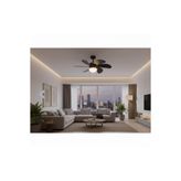 Vantı 30'' 60W Sıyah Ahsap Tavan Vantılator