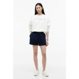 VARSITY CREST SWEATSHORT Kadın Mavi Şort - WW0WW51096