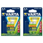 Varta 2700 Mah Aa Şarjlı Pil (4 Adet)