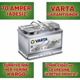Varta A7 E39 70 Ah Start Stop AGM Akü