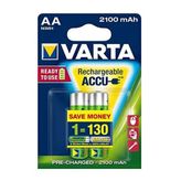 Varta AA 2.100 mAh Ready 2 Use - 2'li Şarjlı Kalem Pil