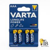 Varta Aaa Longlife Poweralkalıne Pil 4'lü