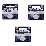 Varta CR-2016 Yassı Elektronik Pil 3'lü