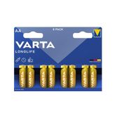 Varta Longlife 8'li Aa Kalem Pil - Mavi