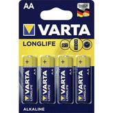 Varta Longlife Aa Alkalin Pil 4'lü - 1 Adet
