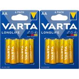 Varta Longlife Alkalin Kalem Aa Pil 12 Adet