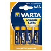 Varta Longlife Extra AAA Alkalin Pil