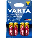 Varta Longlife Max Power Aa Alkalin Kalem Pil, Lr6, 1,5V, 4'Lü