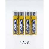 Varta Superlife Çinko AA İnce Pil 4 Adet