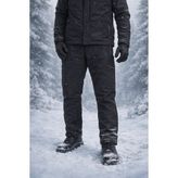 Vatan Tekstil Içi Polarlı Kışlık Ithal Softshell Rüzgar Geçirmez Su Itici Kumaş Erkek Pantolon - 2XL - Siyah