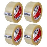 Ve-Ge Koli Bandı 45X100 Şeffaf (FİL) En 45mm, Uzunluk Net 100 metre, Basınca ve gerilime dayanıklıdır (4 ADET)