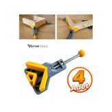 Vector Tools 4 Adet 90 Derece Köşe Mengenesi Güçlendirilmiş ABS Plastik