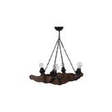 Vedemo Ceiling 4'lü Rustik Ahşap Avize