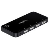 Veggieg 4K HDMI 3 Giriş 1 Çıkış Kumandalı Siyah Görüntü Seçici Switch