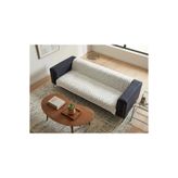 VELANORA HOME 180x220 Kalın Süngerli Kesinlikle Kaydırmaz Welsoft Yumuşak Kabartmalı Modern Koltuk Örtüsü (BEYAZ)