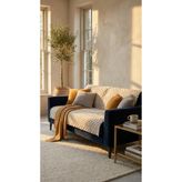 VELANORA HOME 180x220 Kalın Süngerli Kesinlikle Kaydırmaz Welsoft Yumuşak Kabartmalı Modern Koltuk Örtüsü (TAŞ)