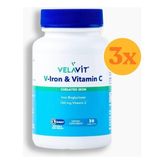 Velavit V-Iron Vitamin C 3x30 Tablet