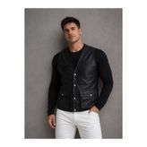 Velmora Leather Hakiki Erkek Deri Yelek