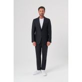 Velvarde Keten Takım Elbise Siyah - 6 Drop - 50