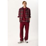 VENA Erkek Regular Fit Ekose Gömlek - Bordo