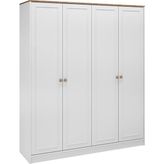 Venatto Smart Xl Dolap %100 MDF - Meşe - Beyaz