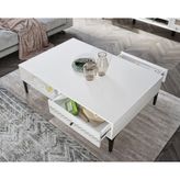 Venatto Trio White Orta Sehpa - BEYAZ