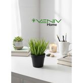 Veniv Home Dekoratif Saksılı Bitki- Gerçekçi Yapay Bitki 20 cm - Yeşil