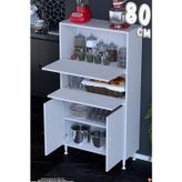 Vento 80 cm Çok Amaçlı Mutfak Kiler Dolabı Üst Kapaklı Banyo Ayakkabılık Boy Mutfak Dolabı 80x150x32