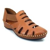 Venüs 18791395 Günlük Hakiki Deri Bayan Sandalet-Taba - Taba