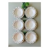 VENÜS HOME DECORATION Siyah Kalp Model 12 Parça Modern Yemek Takımı (6 Çorba + 6 Yemek Tabağı)