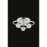Vera 3 Toplu Halkalı Modern Plafonyer LED Avize - 2 - Krom