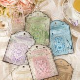 Vera Concept Store 60 Adet Karalama Defteri Kağıdı Vintage Kelebek Dantel Kesme Scrapbooking Kağıdı Günlük Malzemeleri Için, Önemsiz Dergiler Için Dekoratif El Işi Kağıd
