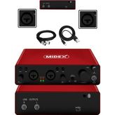 Vera Concept Store GLX-800RD Üst Segment USB Stüdyo Ses Kartı 2 Giriş 2 Çıkış 24BIT/192KHZ
