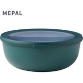 Vera Concept Store Multi Bowl Cirqula Round - Kapaklı Saklama Kabı - Buzdolabı Için Hava Geçirmez Saklama Kutusu ve Mikrodalga Fırın Kabı Olarak Uygundur - 750 ml - Nord