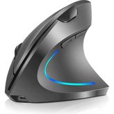 Vera Concept Store Sarjlı Dikey Ergonomik Kablosuz Mouse Fare Wireless 2000 Dpı 6 (Gri)