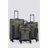 Verage GM23067W 3 Lü Valiz Seti - Yeşil