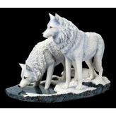Veronese Koleksiyon Su Içen Kurt Figürü 26CM