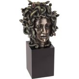 Veronese Medusa Figürü Kaideli Büst 21cm