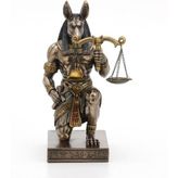 Veronese Mitolojik Terazili Anubis Figürü 18CM