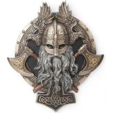 Veronese Viking Serisi Çift Baltalı Valhalla Figürü 27CM