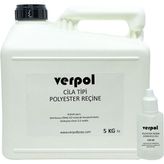 Verpol Cila Tipi Polyester Reçine - 5 kg - Şeffaf